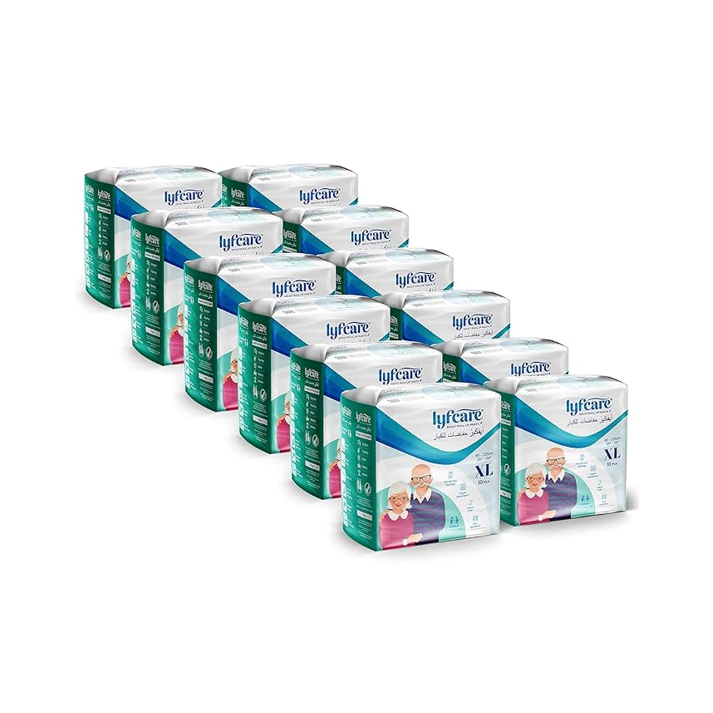 Lyfcare Adult Pull-Up Diaper Pants For Women & Men-XL